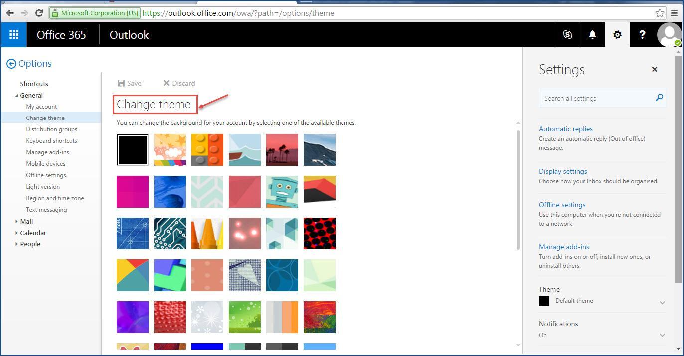 How To Change Theme In Outlook 365