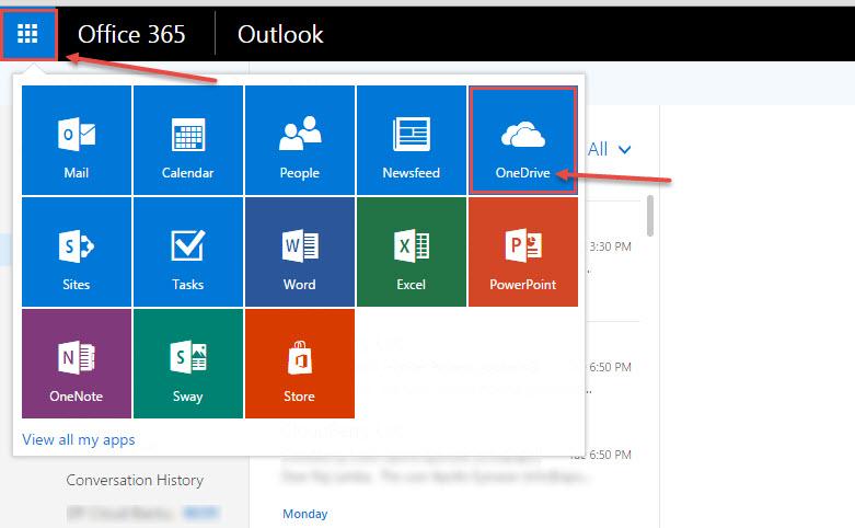 Office 365 2 upload file folder one drive