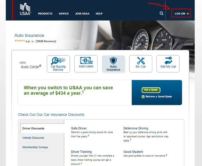 USAA Auto Insurance Login and Make a Payment Information DP Tech Group