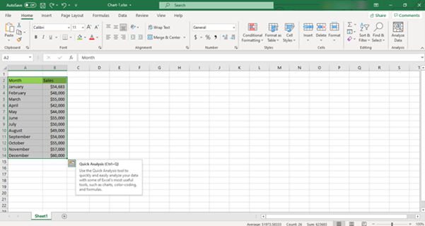 Embedding Chart Office 365 Microsoft Excel