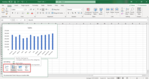 Embedding Chart Office 365 Microsoft Excel