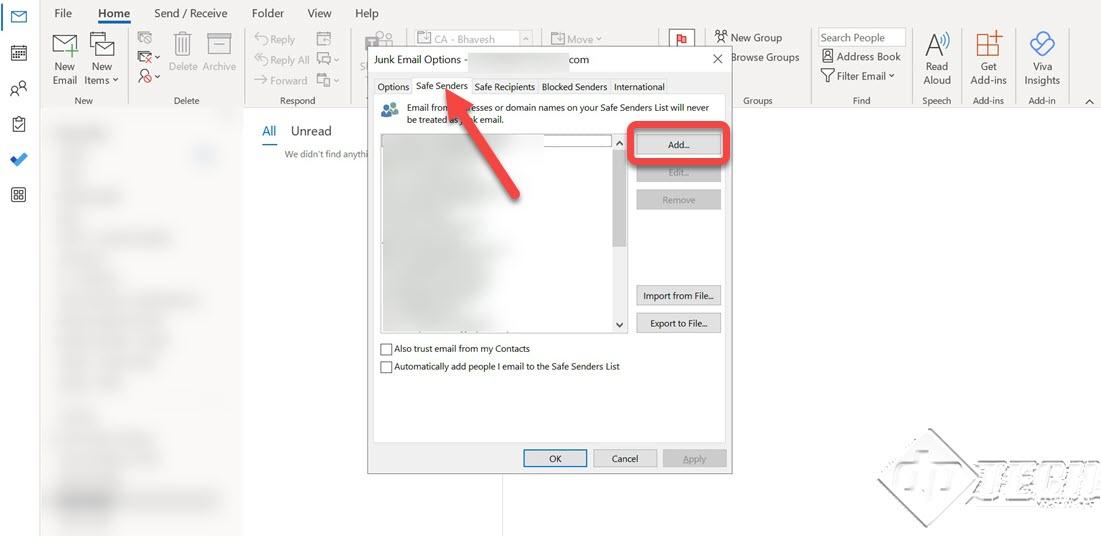 How to minimize spam in Microsoft Outlook 2019