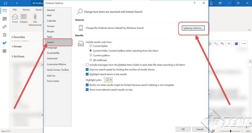 HOW TO RESOLVE PROBLEMS WITH MICROSOFT OUTLOOK 2019 SEARCH Business