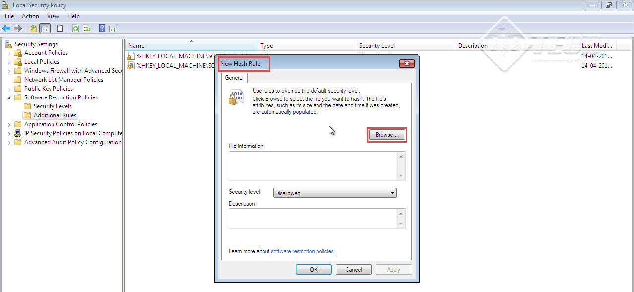 it support Configure Local security Policy 4