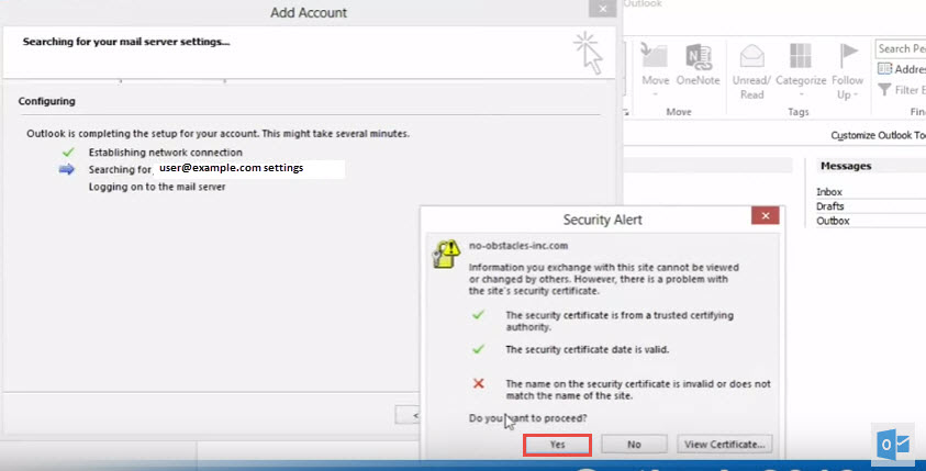 Outlook 2013 add account 4