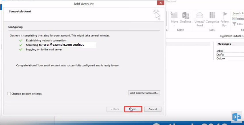 Outlook 2013 add account 5
