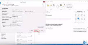 Outlook 2013 add account pop3 imap 11