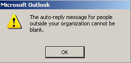 outlook 2010 5 warning message