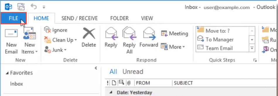 outlook 2013 1 add holiday calender file