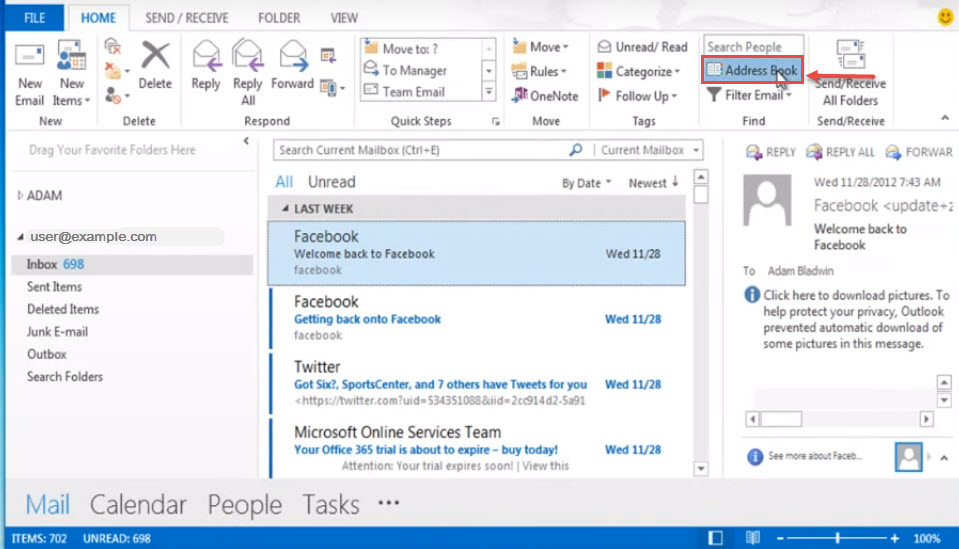 how to add email to outlook distribution list