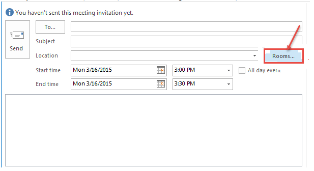 outlook 2013 3 rooms