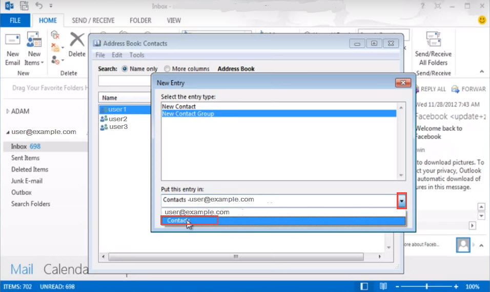 How to Create a Distribution List in Outlook 2013 Supportin MS outlook