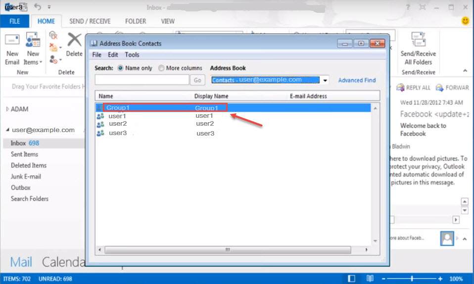how to setup a distribution list in outlook 2013