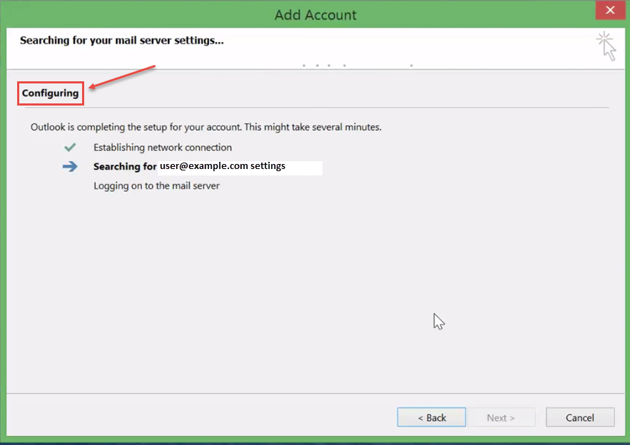 add email account in outlook 2016