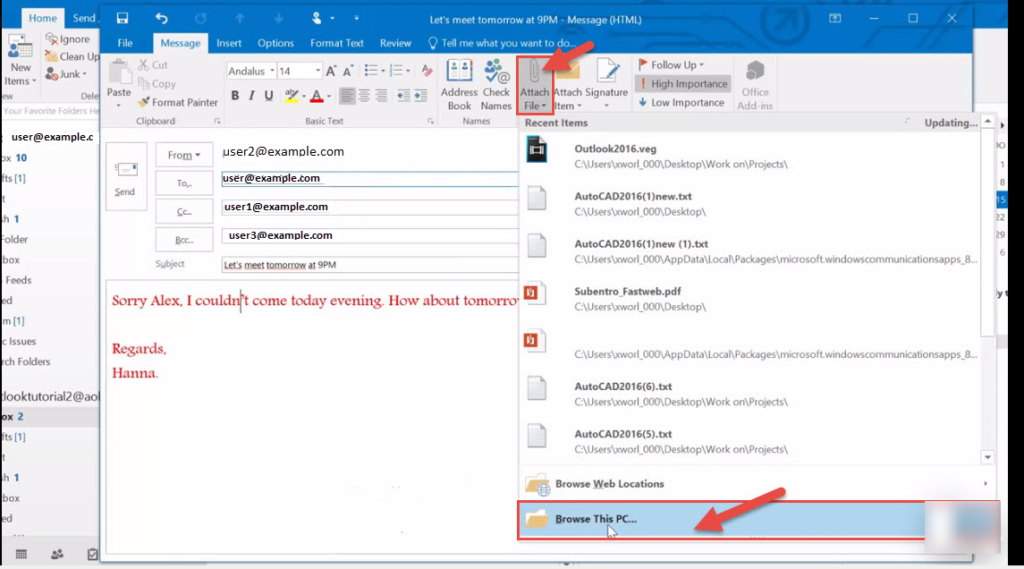 How To Send An Email In Outlook Microsoft Outlook Help And Support 4406