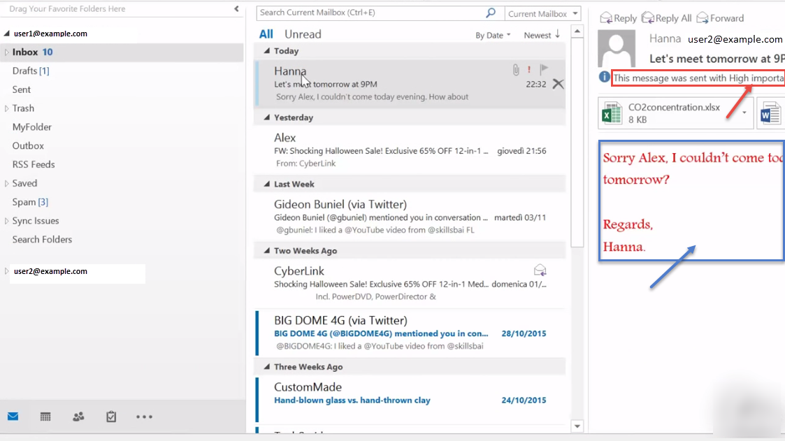 How To Work With Emails In Microsoft Outlook Outlook Help Tutorial