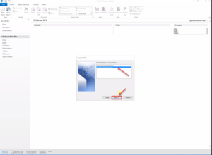 outlook 2016 9 import data file