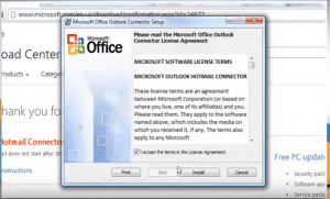 outlook 2010 9 install