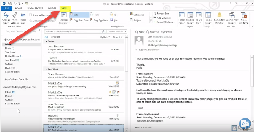 Help Customizing The Inbox In Microsoft Outlook DP Tech Group