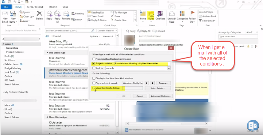 outlook2013 3 createrules