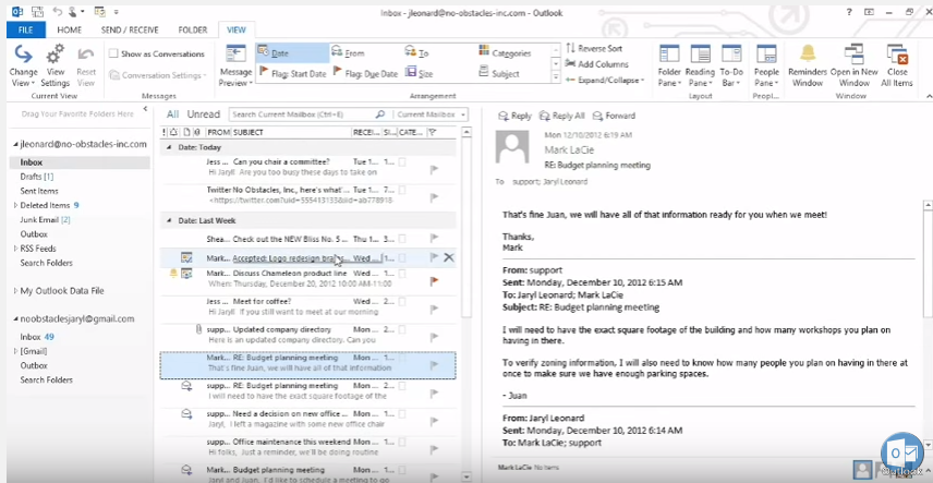 Help Customizing The Inbox In Microsoft Outlook Dp Tech Group