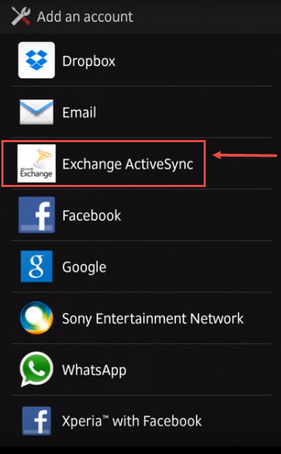 Office-365 3 connecting android exchange activesync