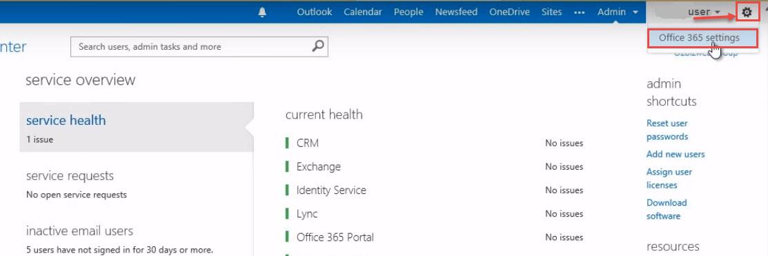 Office 365 3 install office settings