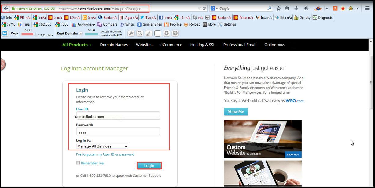 Office 365 6 change dns entries login