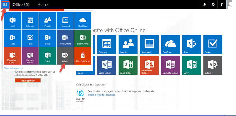 Office 365 2 logiin screen