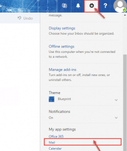 office 365 1 mail option