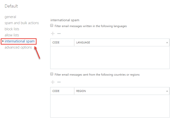 Configuring spam filters in Office 365 Exchange | Office 365 Support