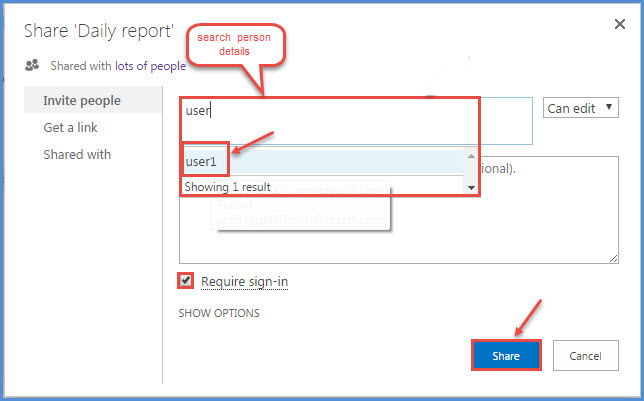 office 365 11 search name to invite people