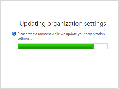 office 365 13 updating settings