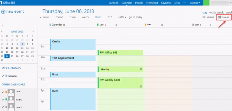 How To Share Calendar In Microsoft Office 365 | Office 365 Support