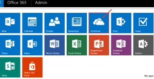 office 365 2 select one drive
