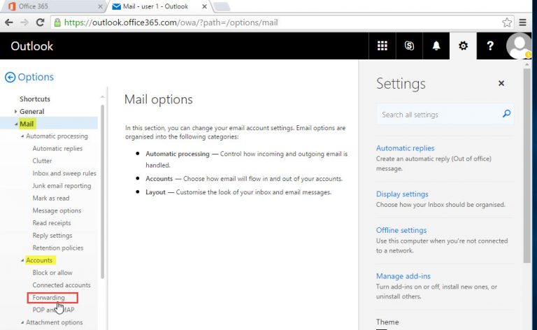 android email setup office 365