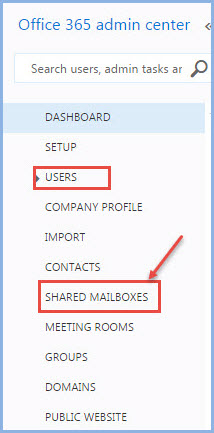 office 365 3 shared mailbox