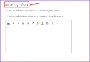office 365 4 email signature