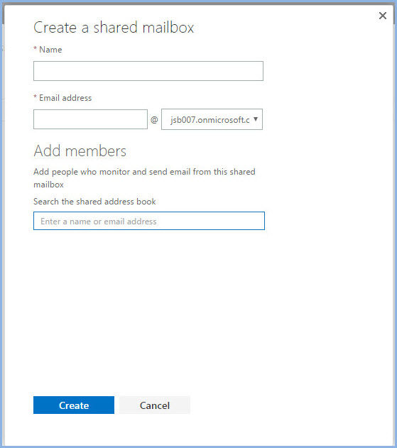 office 365 6 create shared mailbox