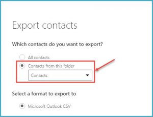 office 365 6 export contacts