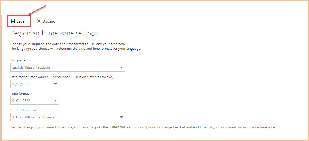 change language office 365