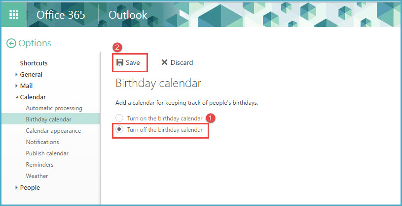 add birthdays in outlook calendar