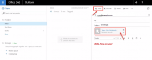 office 365 7 attachment inserted