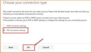 office 365 7 pop connection setting connect other accounts