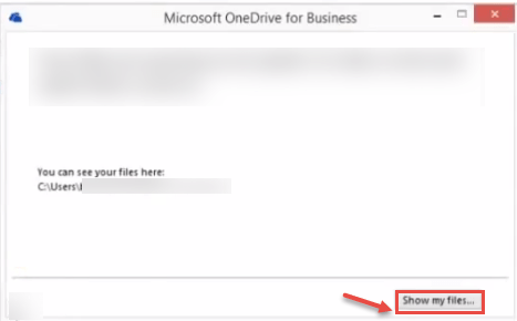 office 365 9 show my files