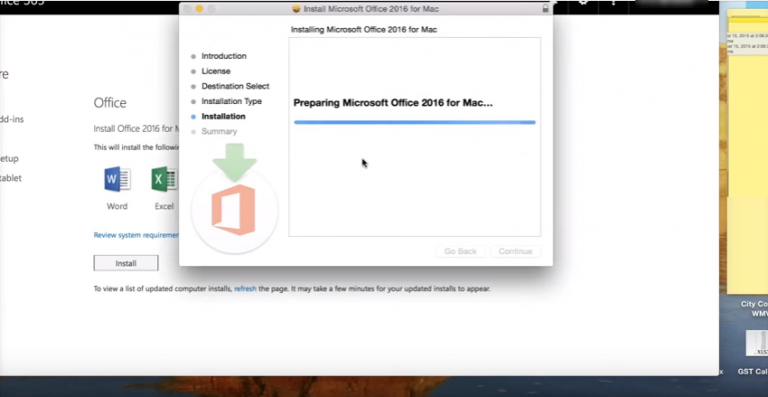 how to install ms office on mac