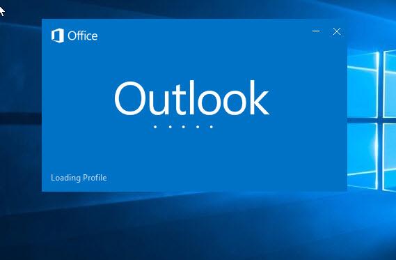 outlook 365 10 configure loading profile