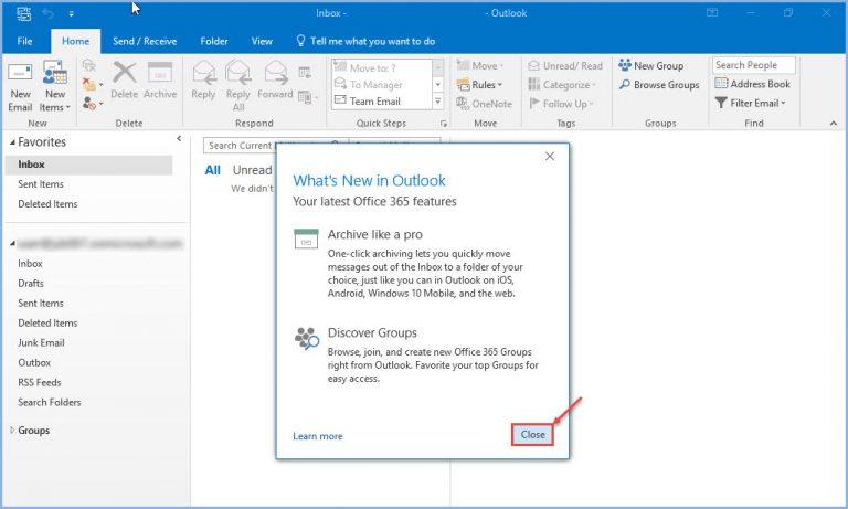 Outlook 365 18 configure outlook extra feature DP Tech Group