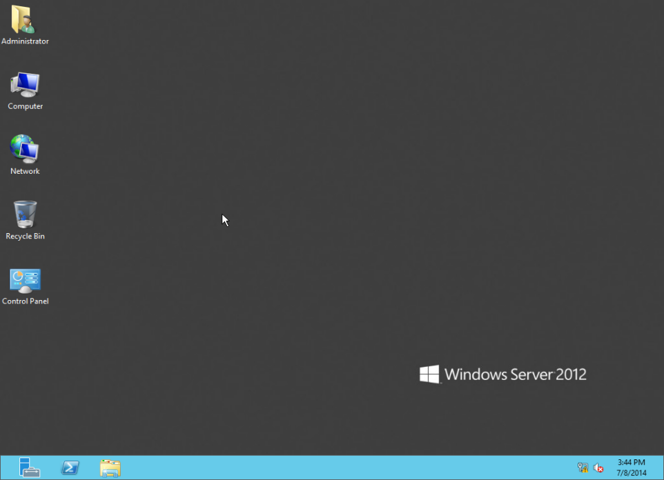 Server Screen Computer Shortcut